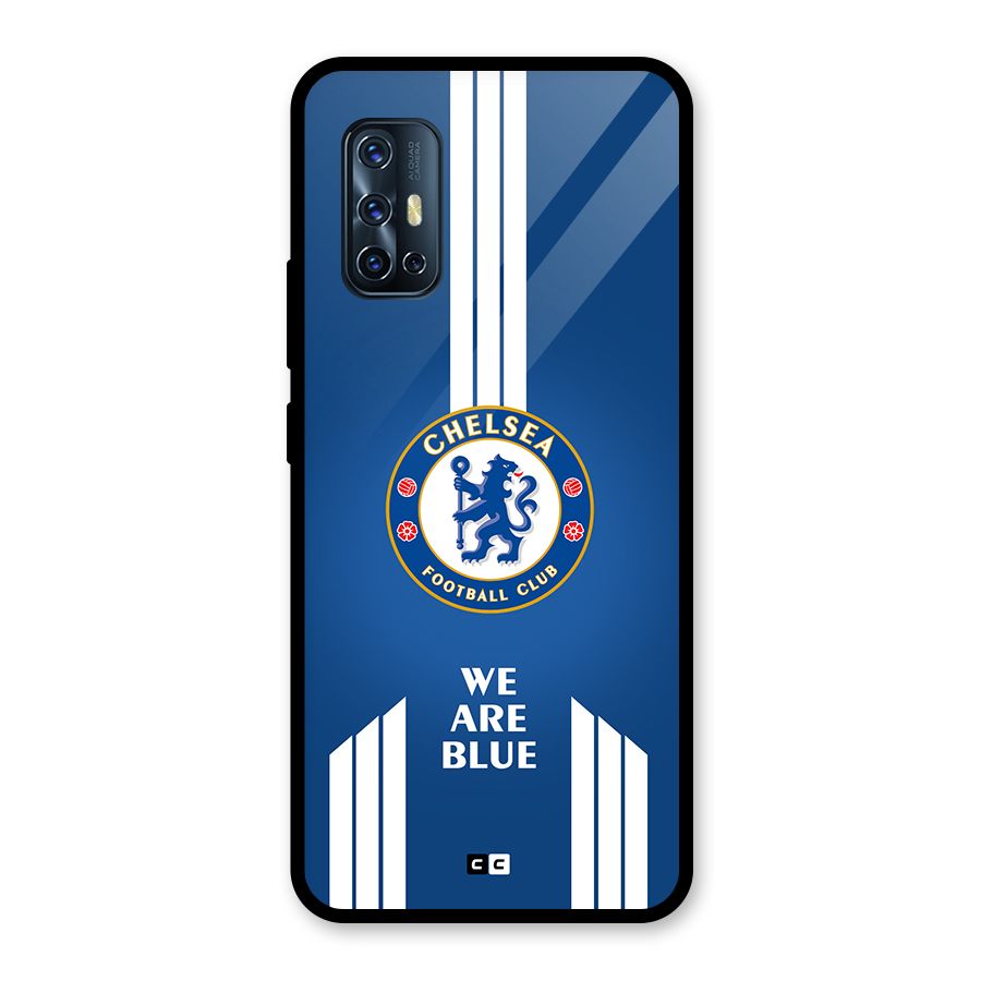 We Are Blue Glass Back Case for Vivo V17