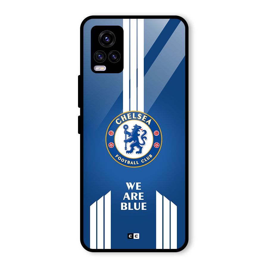 We Are Blue Glass Back Case for Vivo V20