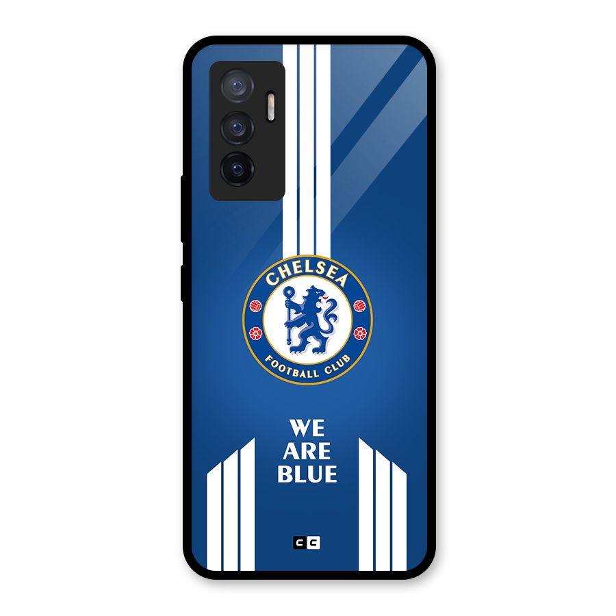 We Are Blue Glass Back Case for Vivo V23e