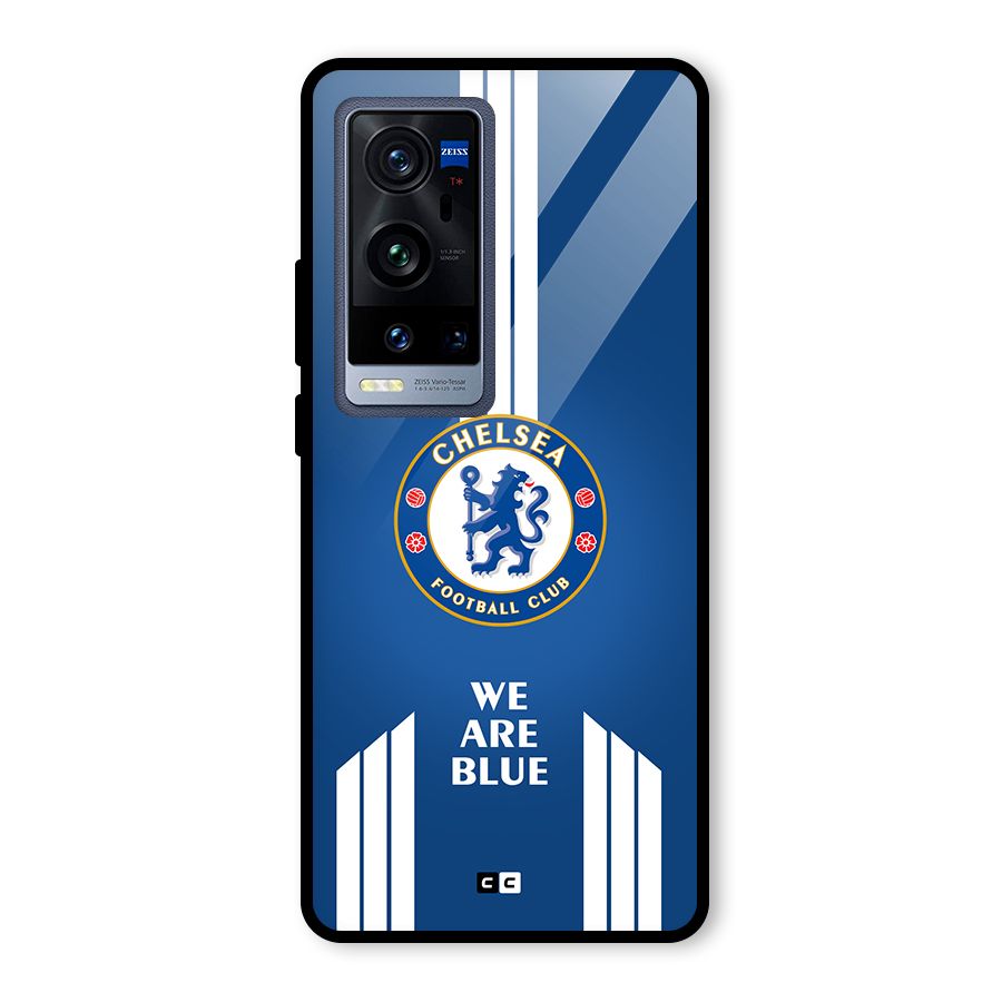 We Are Blue Glass Back Case for Vivo X60 Pro Plus