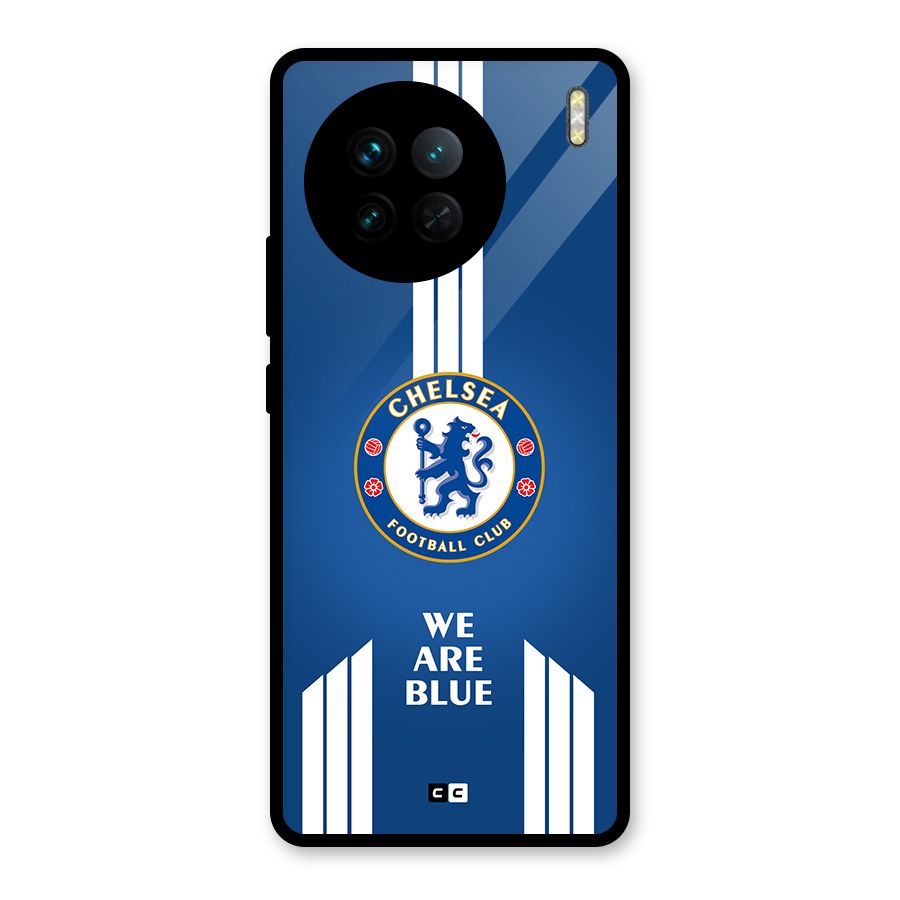 We Are Blue Glass Back Case for Vivo X90
