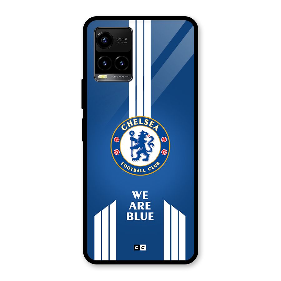 We Are Blue Glass Back Case for Vivo Y21T
