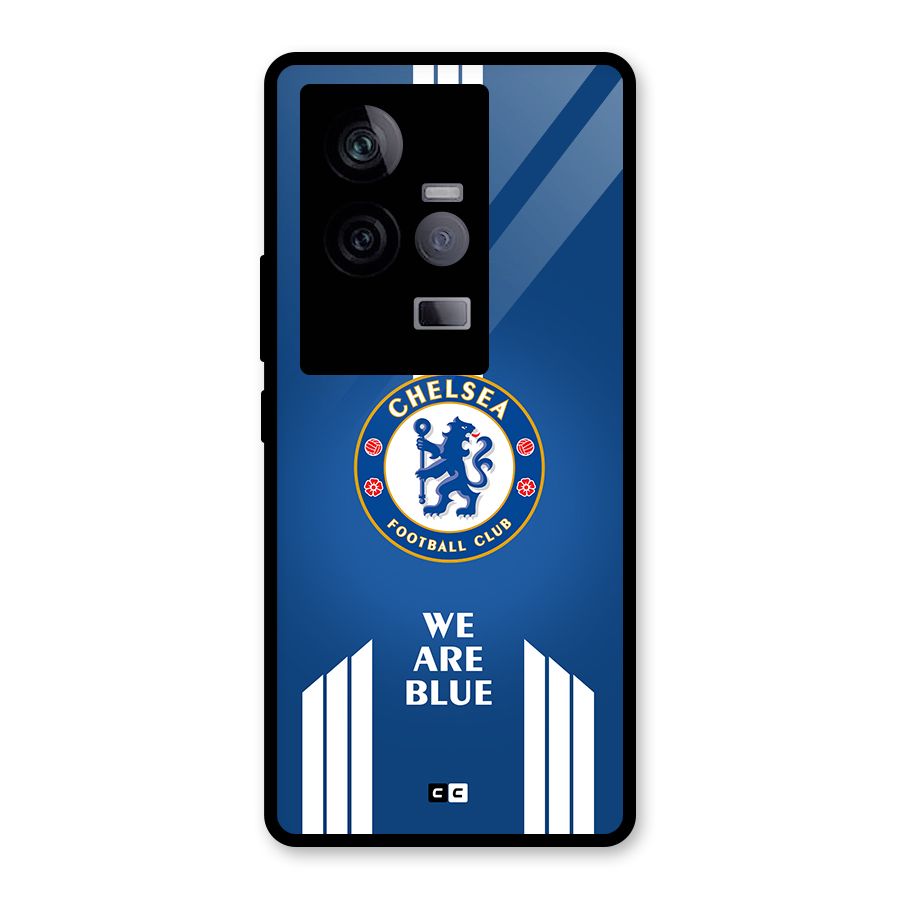 We Are Blue Glass Back Case for Vivo iQOO 11 5G
