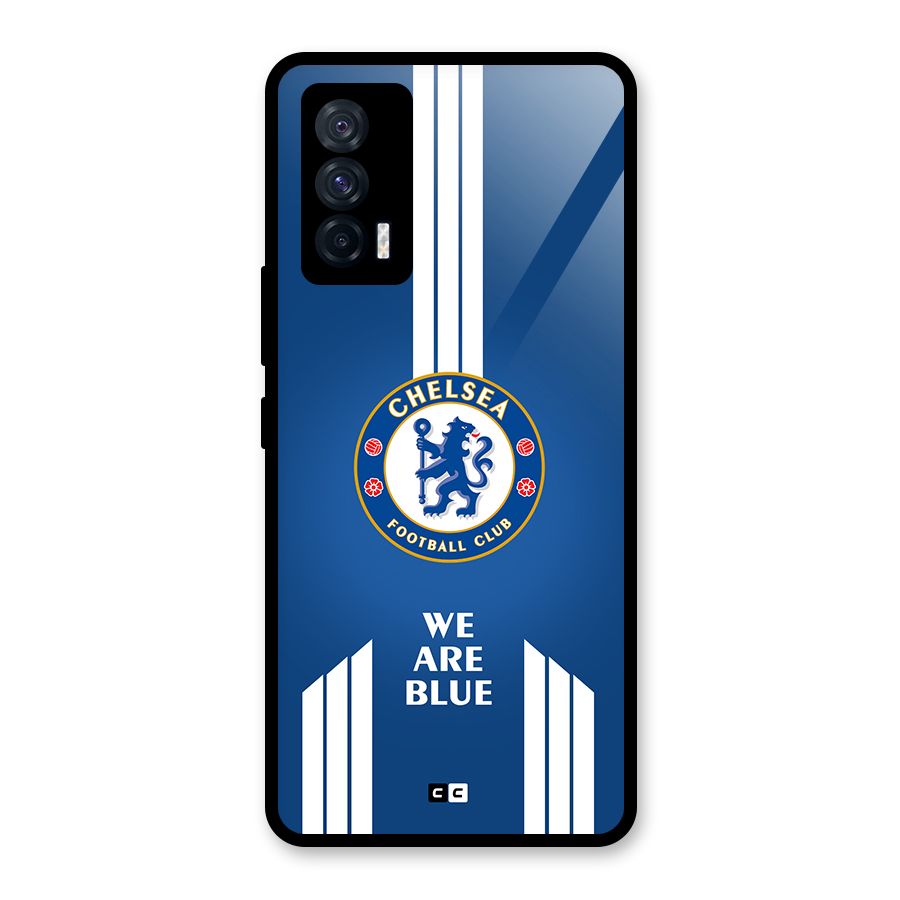 We Are Blue Glass Back Case for Vivo iQOO 7 5G