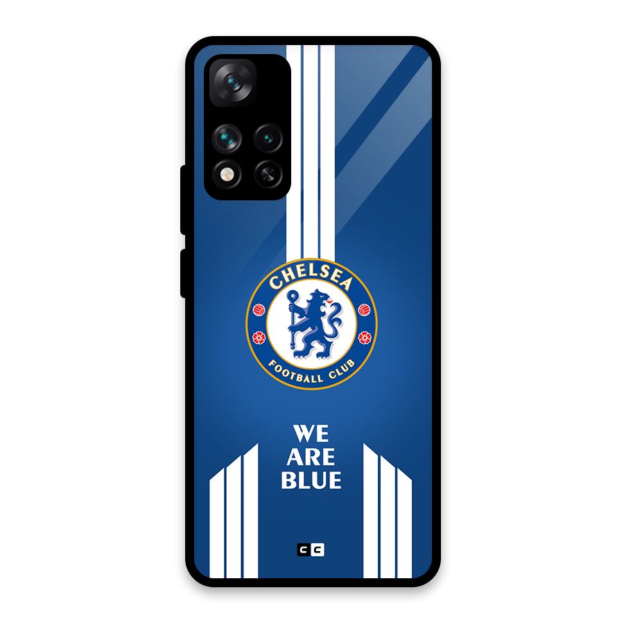 We Are Blue Glass Back Case for Xiaomi 11i HyperCharge 5G