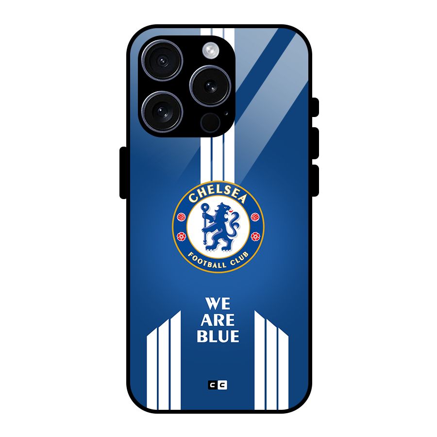 We Are Blue Glass Back Case for iPhone 15 Pro