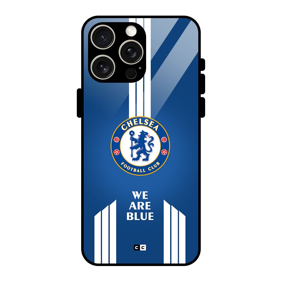 We Are Blue Glass Back Case for iPhone 15 Pro Max
