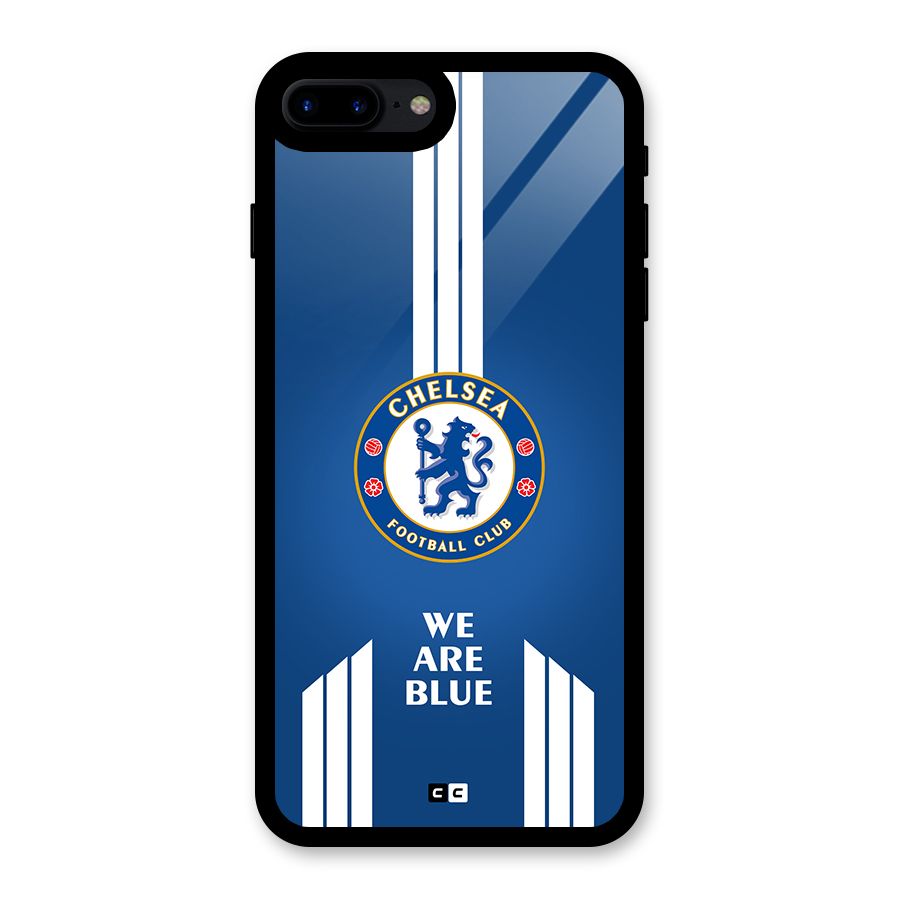 We Are Blue Glass Back Case for iPhone 8 Plus