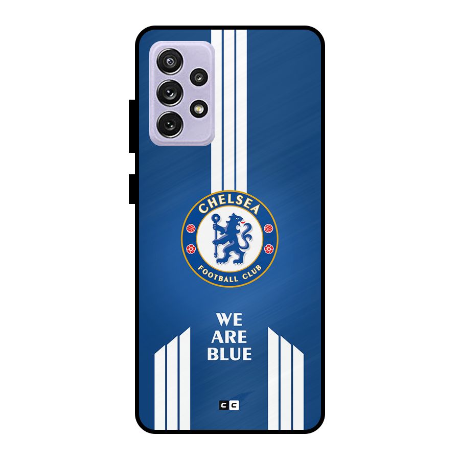 We Are Blue Metal Back Case for Galaxy A72