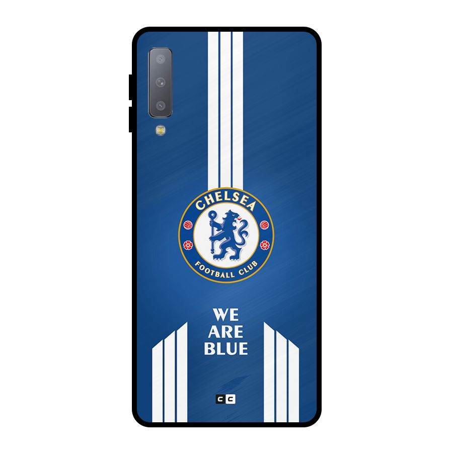 We Are Blue Metal Back Case for Galaxy A7 (2018)