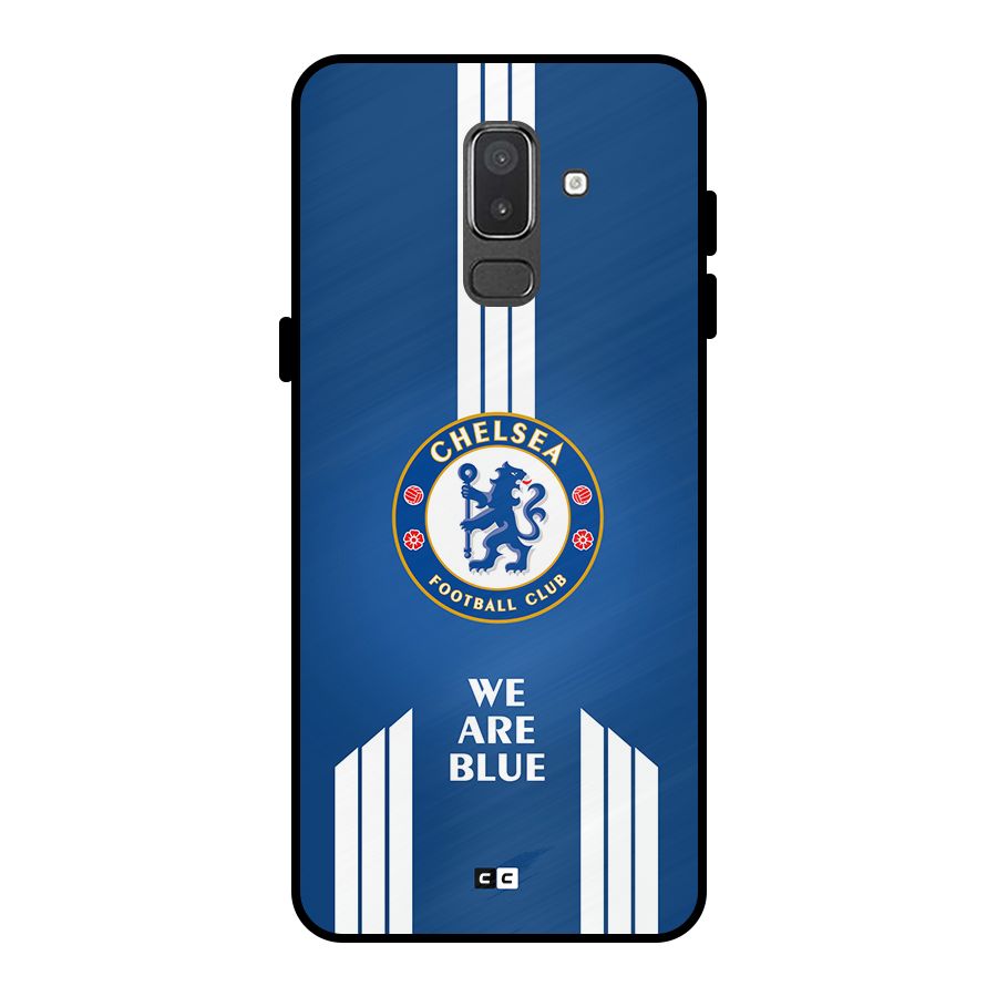 We Are Blue Metal Back Case for Galaxy On8 (2018)