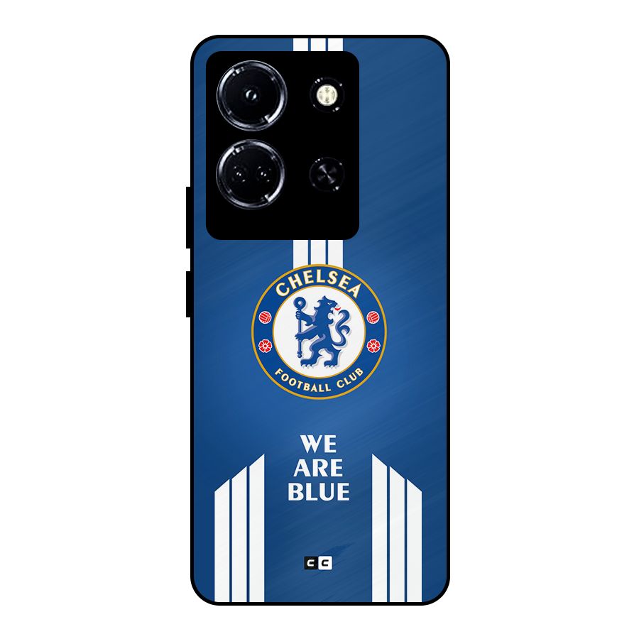 We Are Blue Metal Back Case for Infinix Note 30 5G