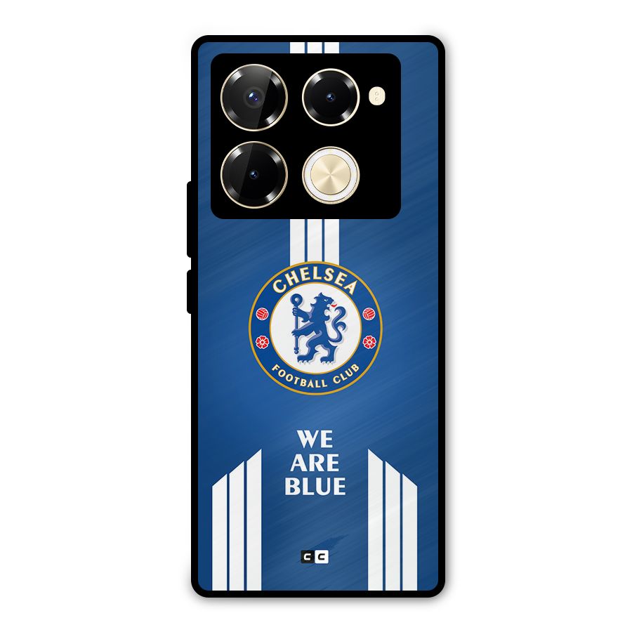 We Are Blue Metal Back Case for Infinix Note 40 Pro