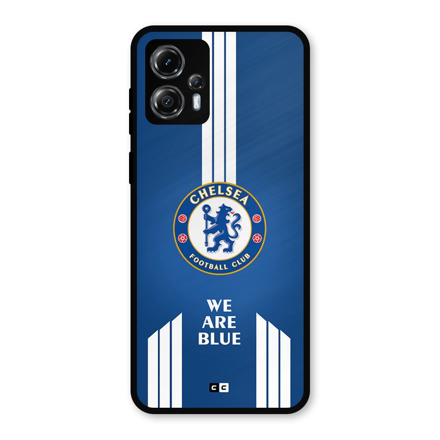 We Are Blue Metal Back Case for Moto G13