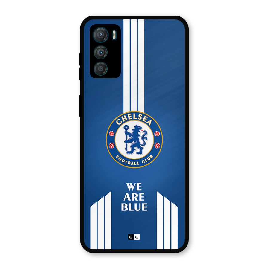 We Are Blue Metal Back Case for Moto G42
