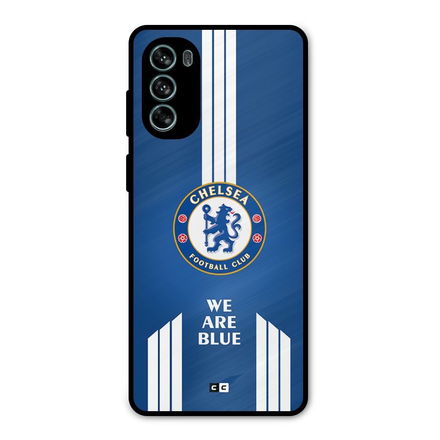 We Are Blue Metal Back Case for Moto G62