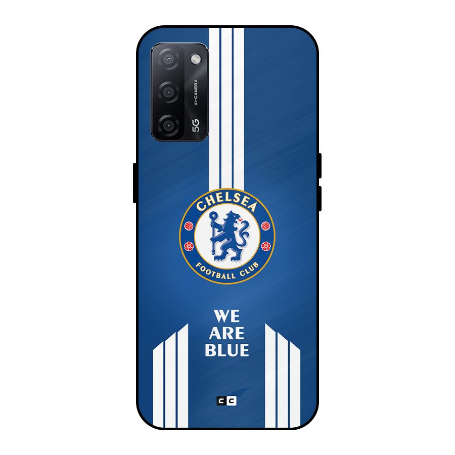 We Are Blue Metal Back Case for Oppo A53s 5G