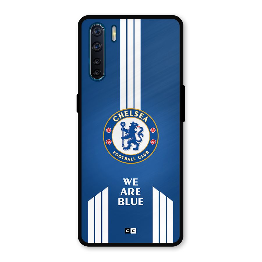 We Are Blue Metal Back Case for Oppo F15