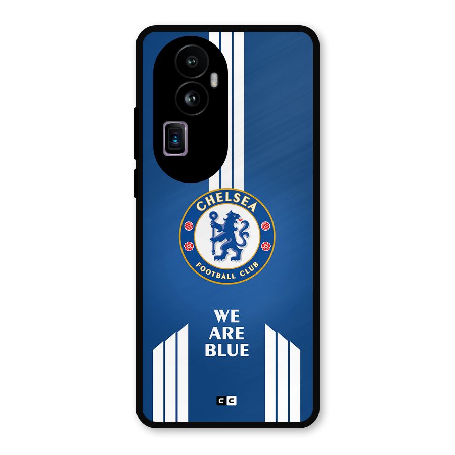 We Are Blue Metal Back Case for Oppo Reno10 Pro Plus