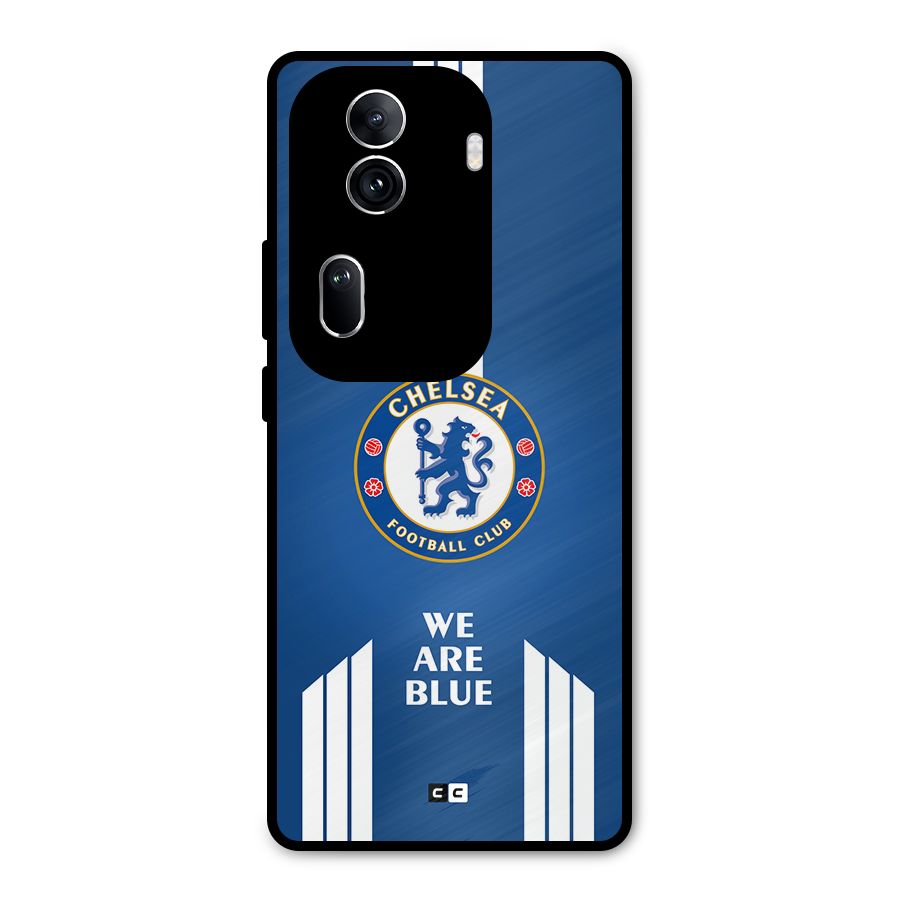 We Are Blue Metal Back Case for Oppo Reno11 Pro 5G