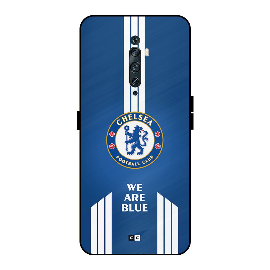 We Are Blue Metal Back Case for Oppo Reno2 Z
