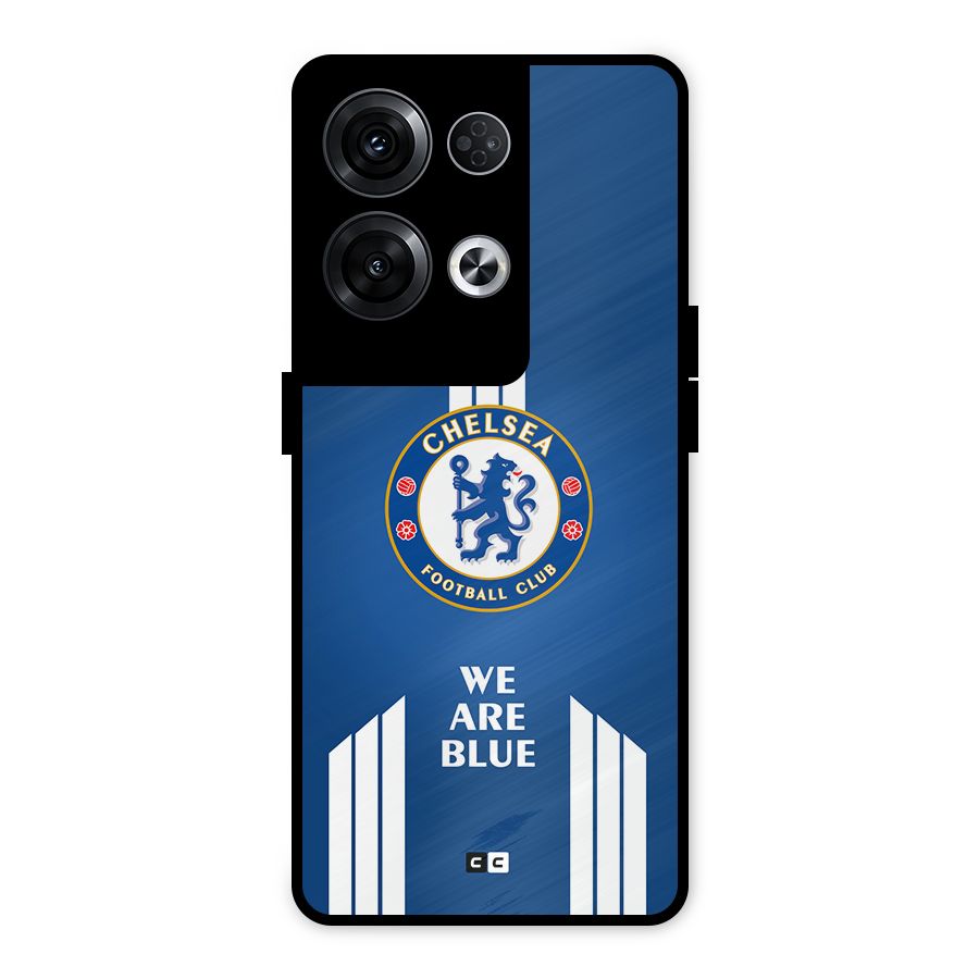 We Are Blue Metal Back Case for Oppo Reno8 Pro 5G