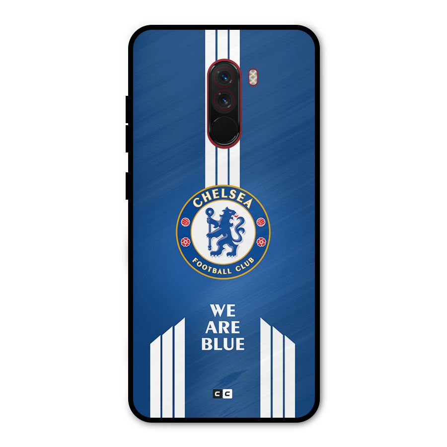 We Are Blue Metal Back Case for Poco F1