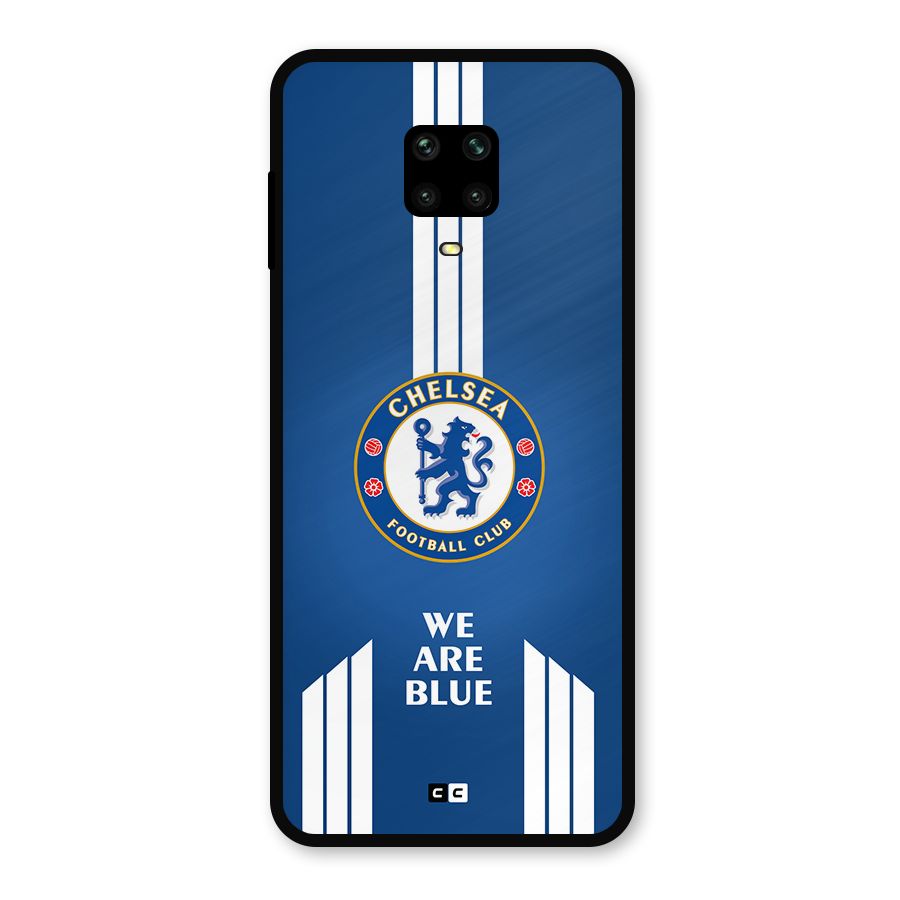 We Are Blue Metal Back Case for Poco M2 Pro