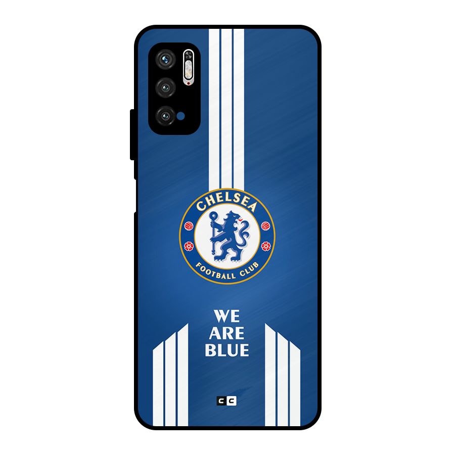 We Are Blue Metal Back Case for Poco M3 Pro 5G