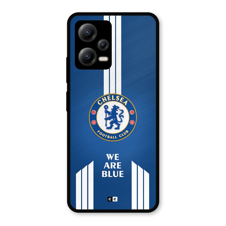 We Are Blue Metal Back Case for Poco X5