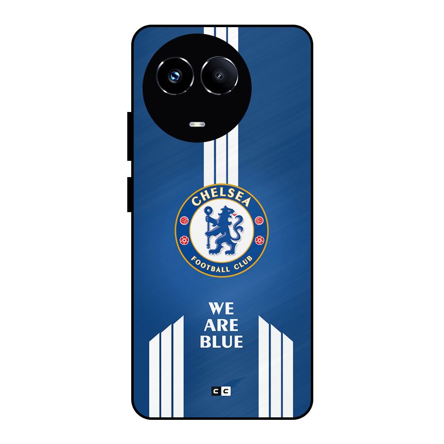 We Are Blue Metal Back Case for Realme 11 5G