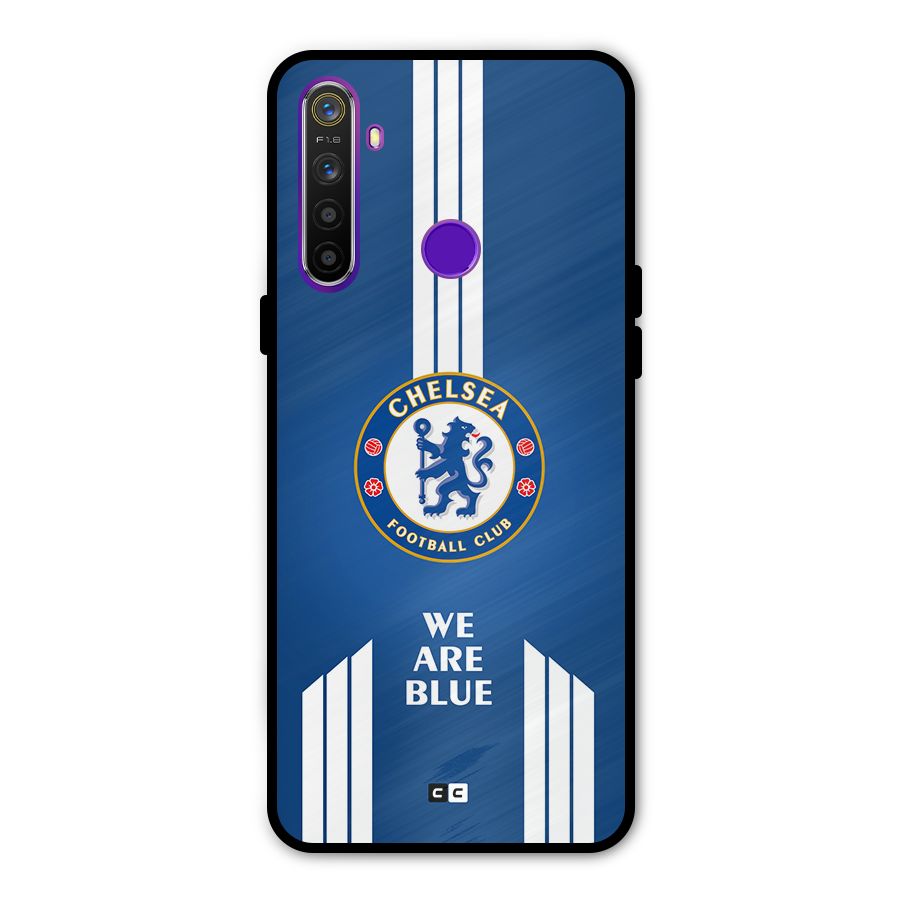 We Are Blue Metal Back Case for Realme 5