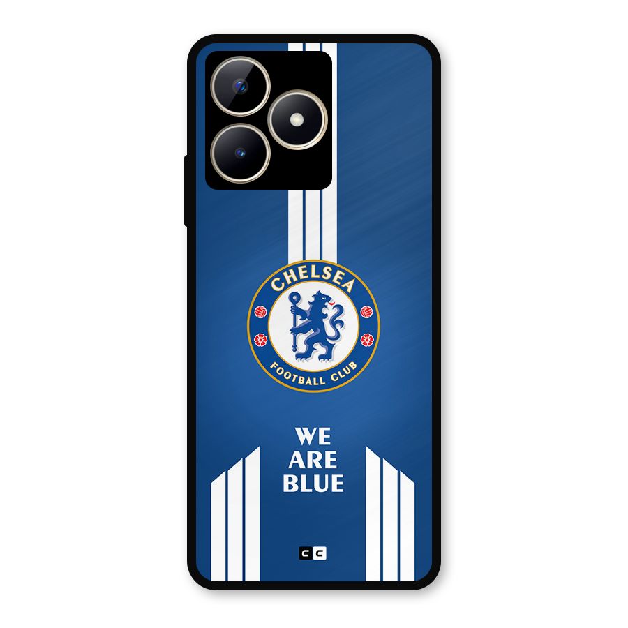 We Are Blue Metal Back Case for Realme C53