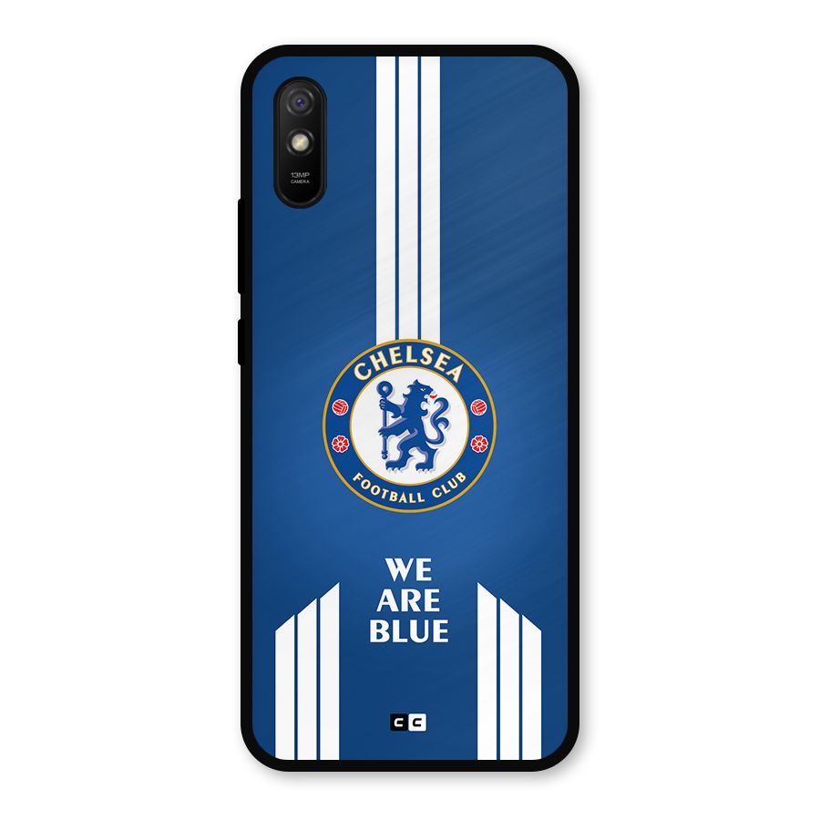 We Are Blue Metal Back Case for Redmi 9i