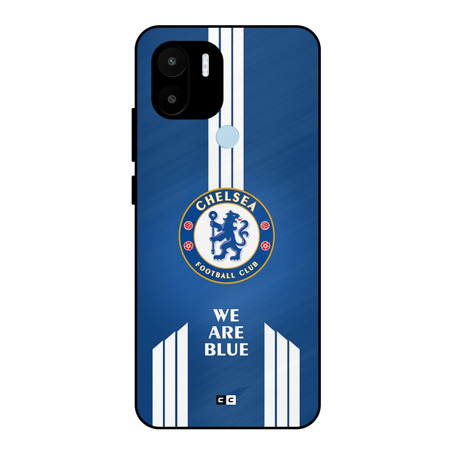 We Are Blue Metal Back Case for Redmi A2 Plus