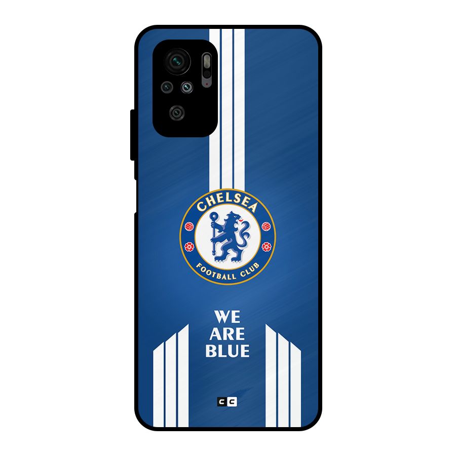 We Are Blue Metal Back Case for Redmi Note 11 SE