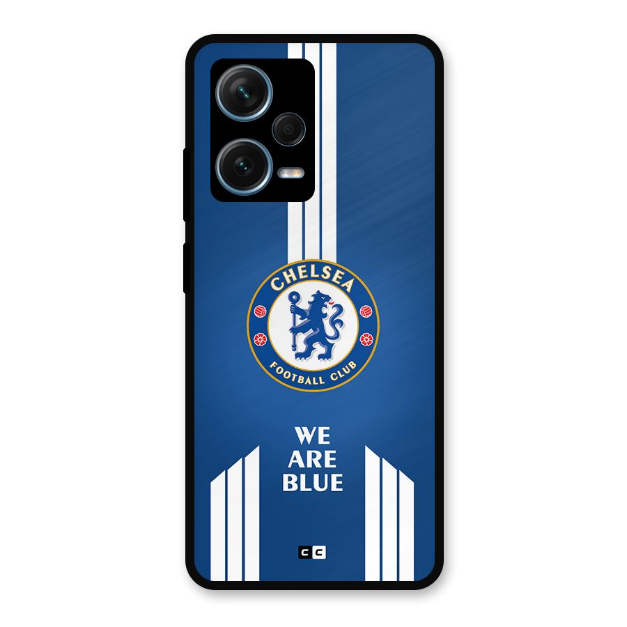 We Are Blue Metal Back Case for Redmi Note 12 Pro Plus 5G