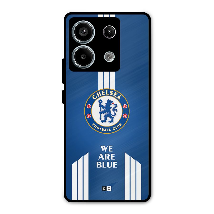 We Are Blue Metal Back Case for Redmi Note 13 Pro 5G