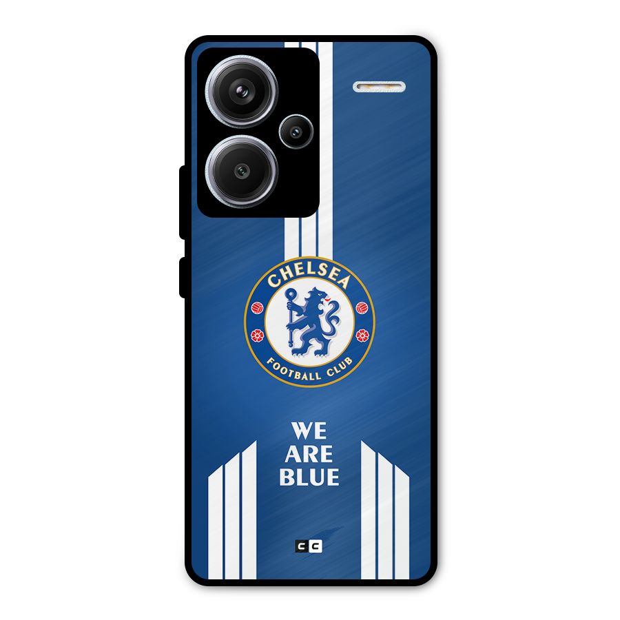 We Are Blue Metal Back Case for Redmi Note 13 Pro Plus