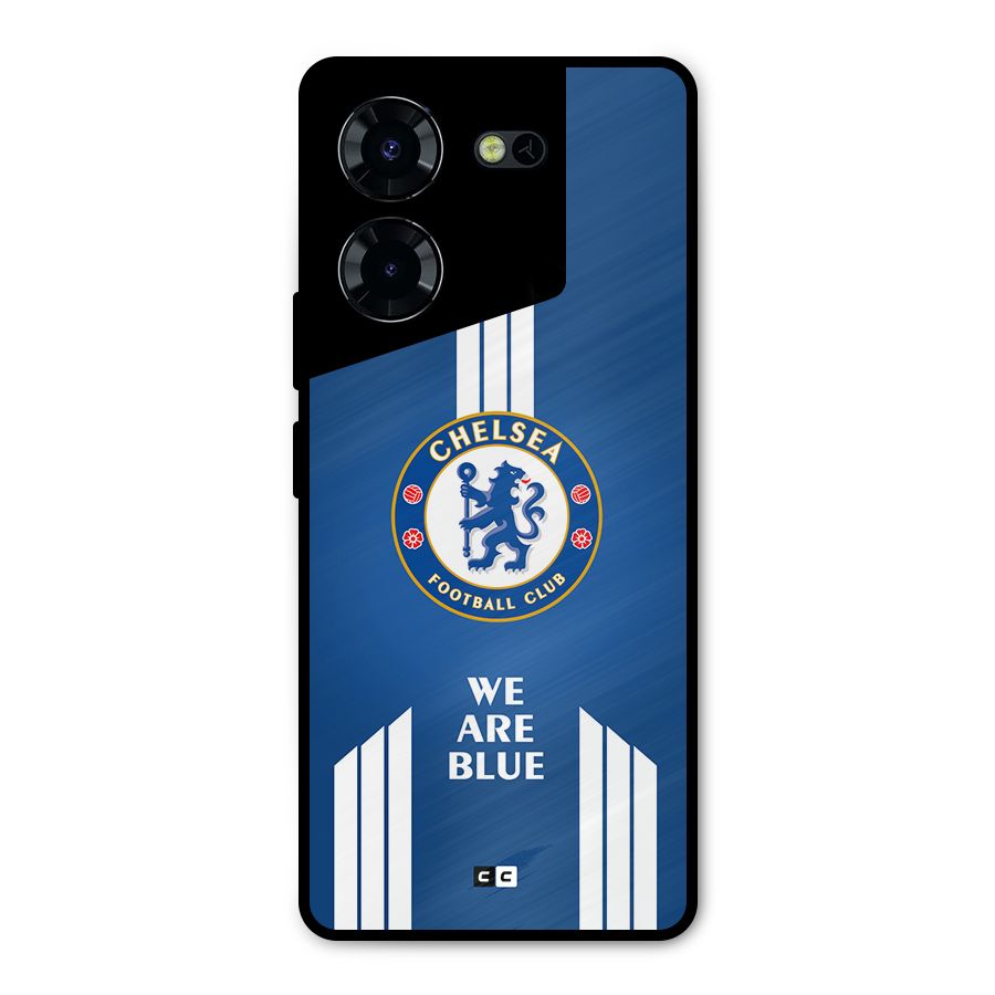 We Are Blue Metal Back Case for Tecno Pova 5 Pro 5G