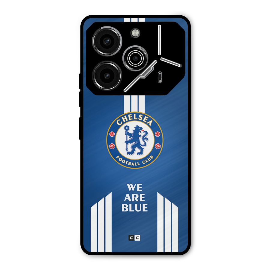 We Are Blue Metal Back Case for Tecno Pova 6 Pro