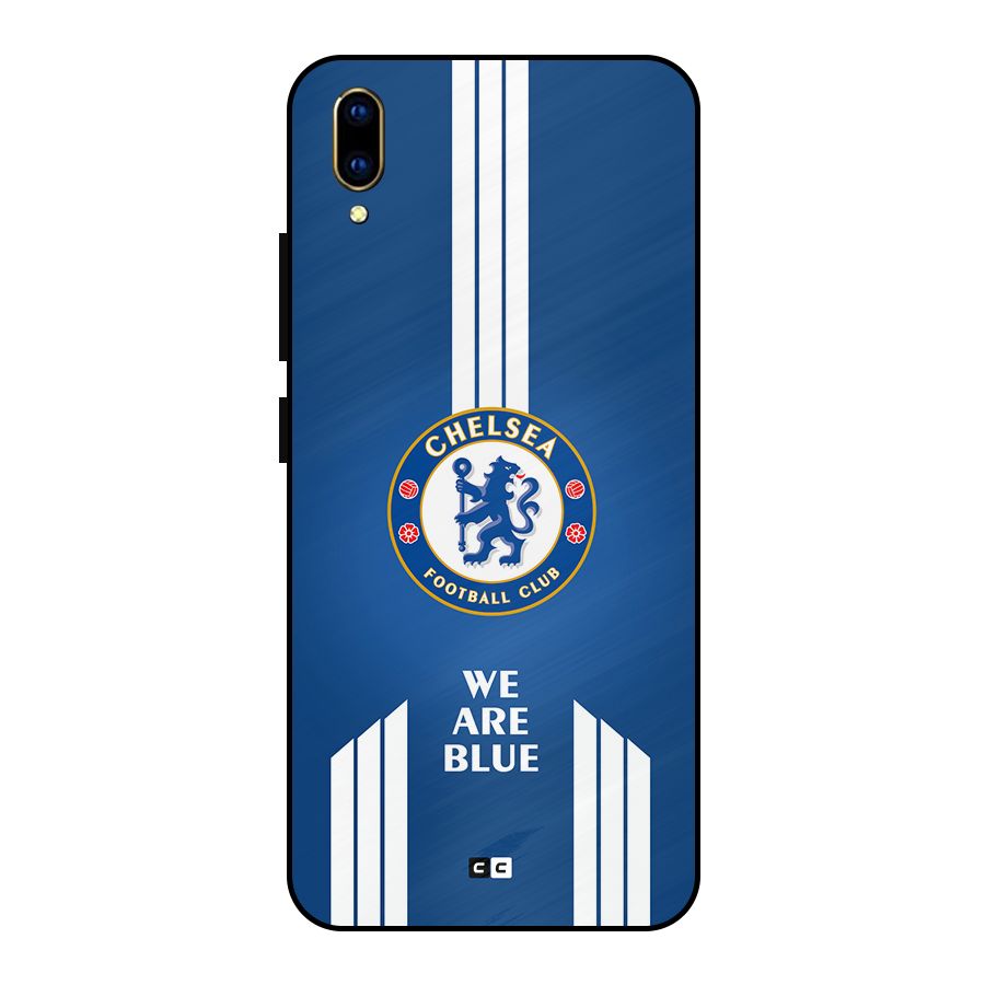 We Are Blue Metal Back Case for Vivo V11 Pro