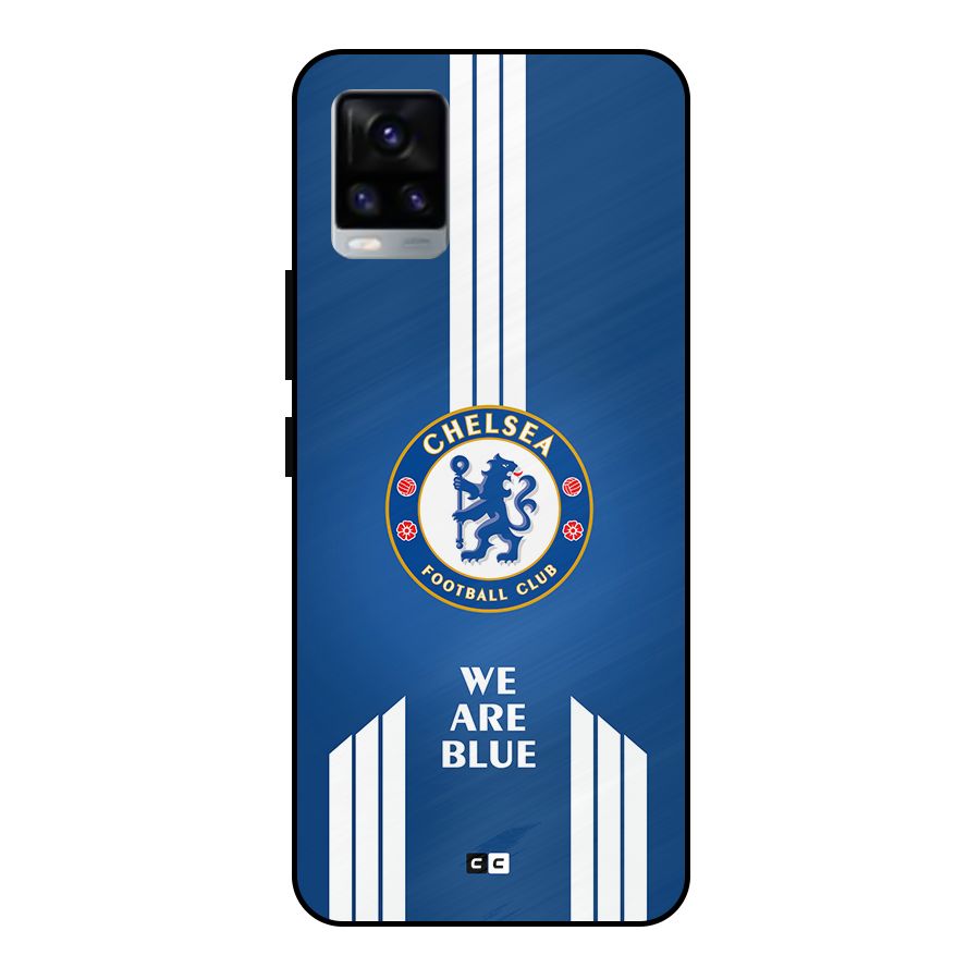 We Are Blue Metal Back Case for Vivo V20 2021