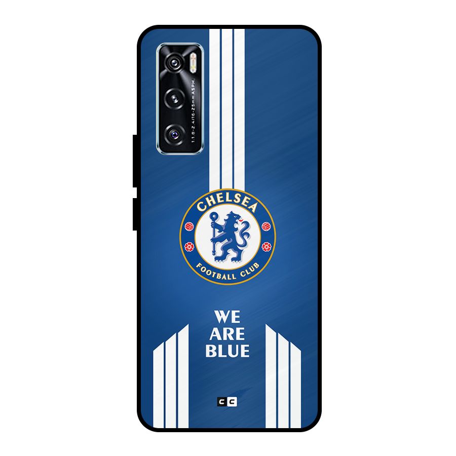 We Are Blue Metal Back Case for Vivo V20 SE