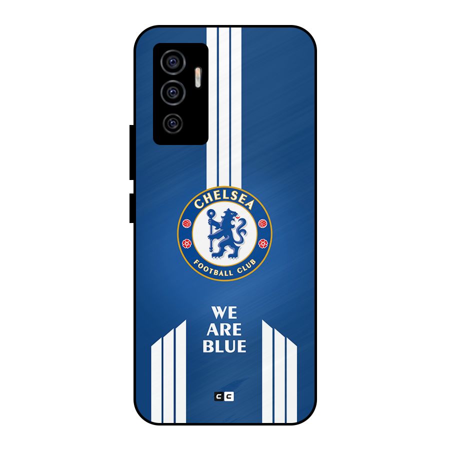 We Are Blue Metal Back Case for Vivo V23e