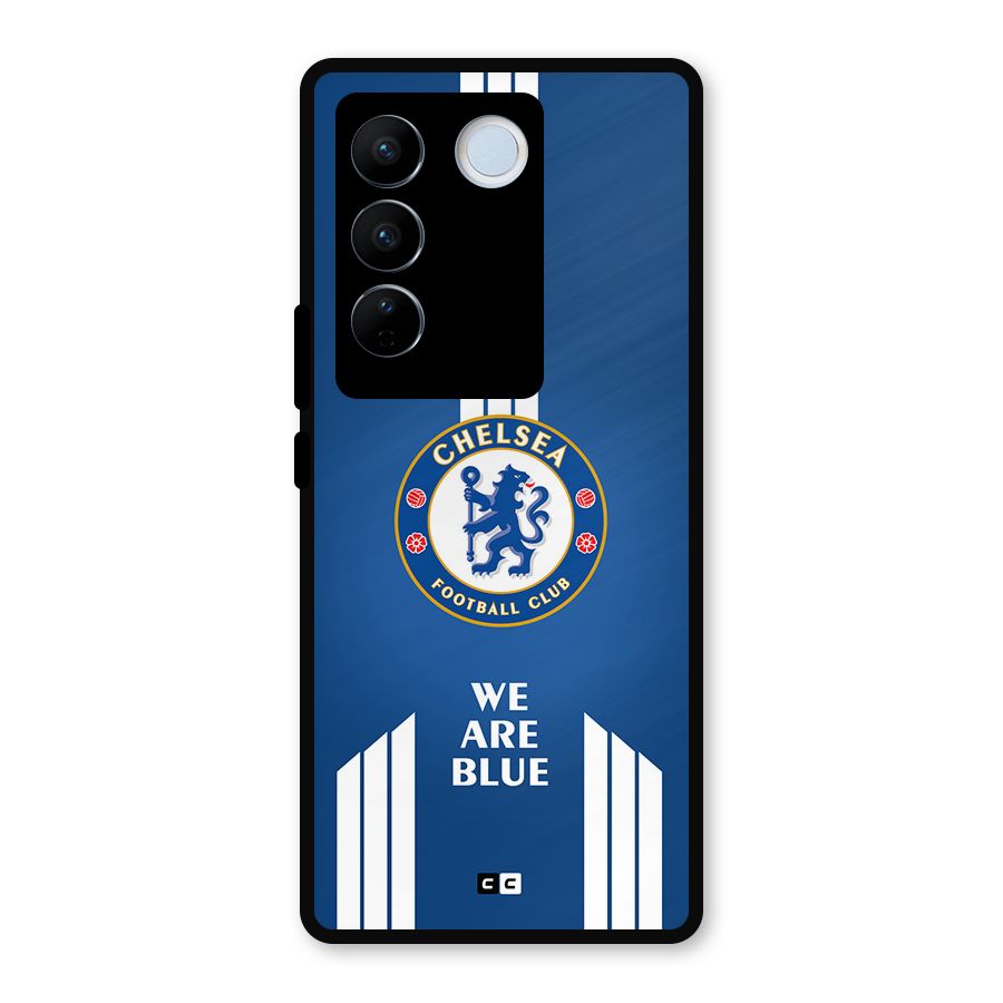 We Are Blue Metal Back Case for Vivo V27