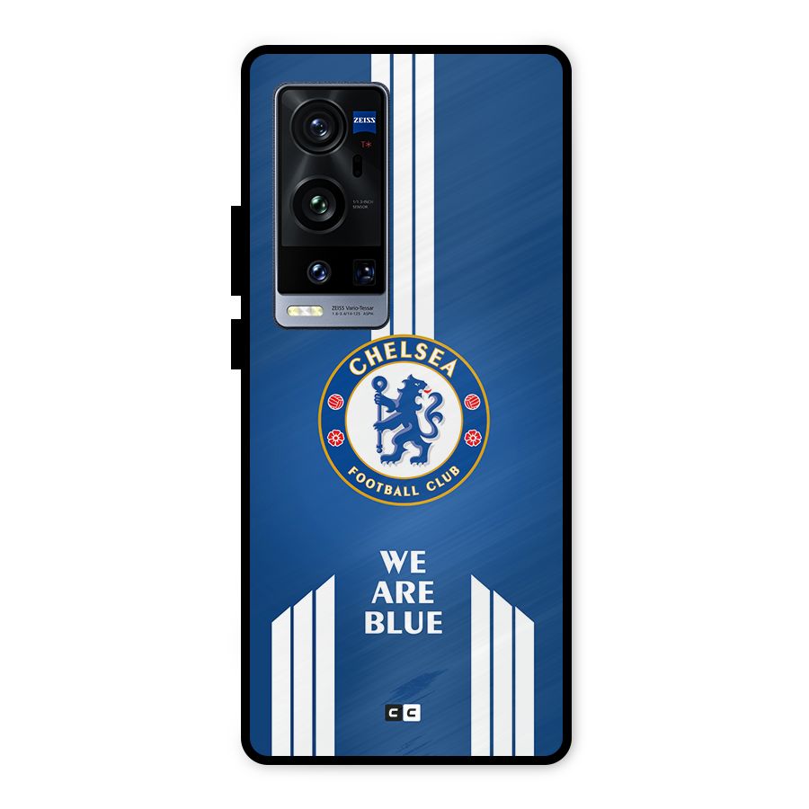 We Are Blue Metal Back Case for Vivo X60 Pro Plus