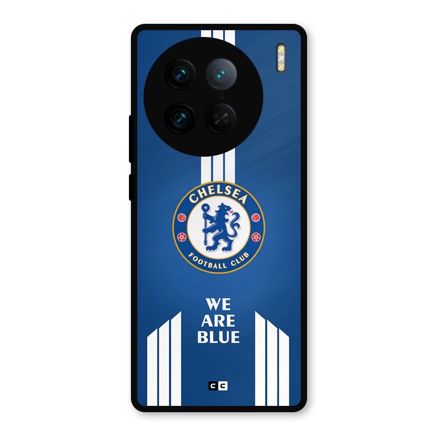 We Are Blue Metal Back Case for Vivo X90 Pro