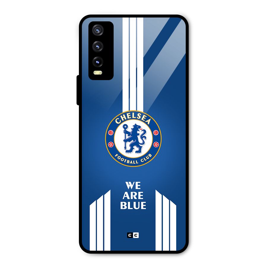 We Are Blue Metal Back Case for Vivo Y20g