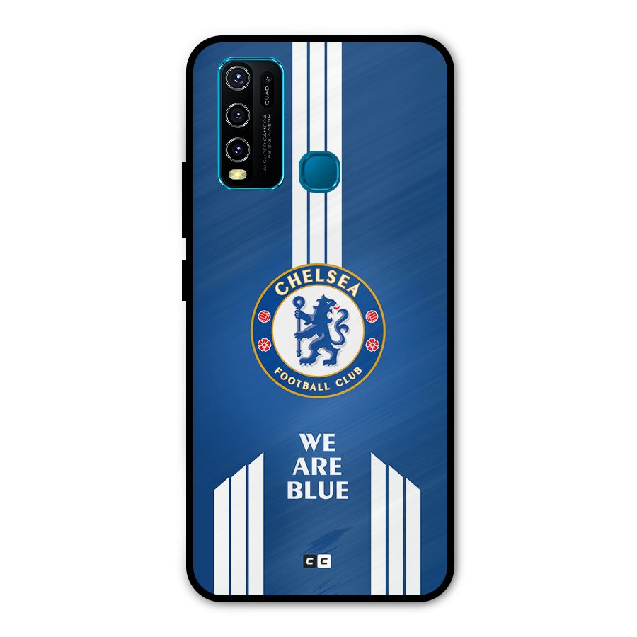 We Are Blue Metal Back Case for Vivo Y30